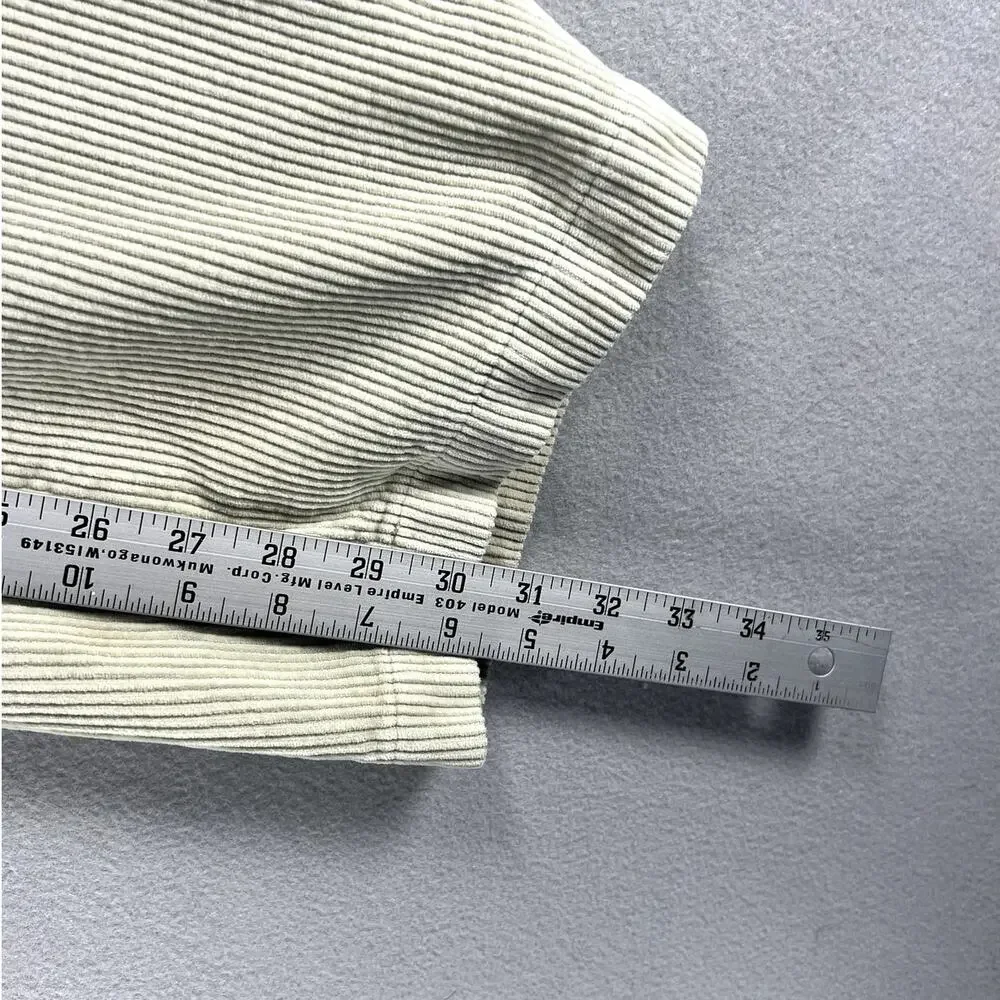 Vintage Y2K Polo Ralph Lauren Corduroy Tan/Green Color Mens Size (38x30) Preppy